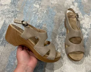 Dansko Leather Clog Sandals Size 41 (10.5-11 US) thumbnail 1