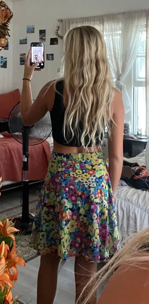 Floral Mid Length Skirt Multi thumbnail 2