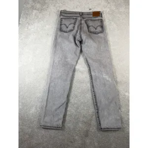 womens levis wedgie‎ jeans gray wash premium denim 28 thumbnail 7