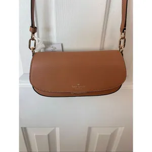 Kate Spade brown Crossbody bag Quinn Mini Bag new with tags retail $299 thumbnail 3