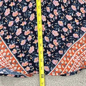 Jen's Pirate Booty Wildflower Echo Maxi Dress Small Boho Floral Patchwork Lurex thumbnail 11