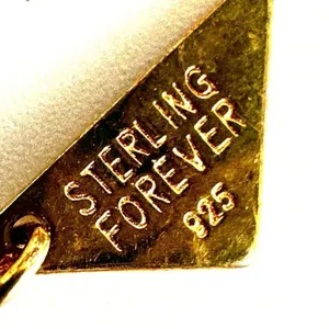 sterling forever Sterling silver gold tone rhinestone cross bracelet thumbnail 6