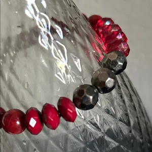 Set of 9 Chic Multi-Color Aurora Borealis Faceted Beaded Stretch Bracelets thumbnail 14