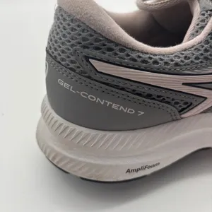 Asics Gel-Contend 7 Womens Running Shoes Grey Pink Sneakers Size 8 thumbnail 9