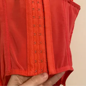 NWT Urban Outfitters Hot Pink Structured Corset Top size Large thumbnail 8