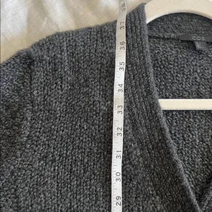 COS Longline Cardigan Sweater with Pockets Chunky Knit Wool Blend‎ Sz Small thumbnail 8