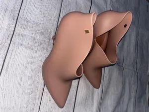 Melissa Drama Pointed Toe Stiletto Booties - Blush thumbnail 2