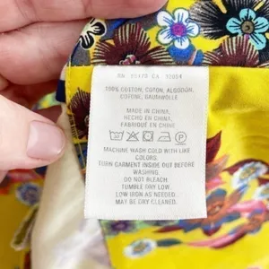 Anthropologie Maeve Yellow Floral Sleeveless Sunniva A-Line Dress •XS thumbnail 13