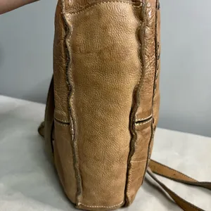 🔥 Patricia Nash Genuine Leather Messenger Crossbody Bag – Vintage Studded Style thumbnail 7