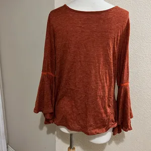 NWT Miss Me western been sleeves Blouse size S thumbnail 6