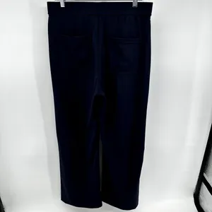 Halara High Waisted Button Multiple Pockets Straight Leg Pants Midnight Blue XL thumbnail 5