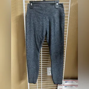 ALO Yoga alosoft 7/8 highlight Charcoal Heather Leggings sz sm thumbnail 2