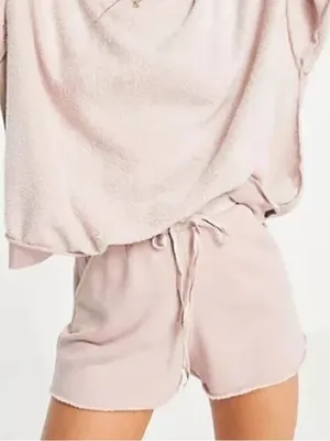Intimately Free People Small shorts Kelly Movement fleece lined soft pink thumbnail 1