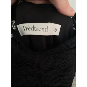 Wedtrend Black Lace Halter Maxi Dress Elegant‎ Formal Wedding Guest S thumbnail 7