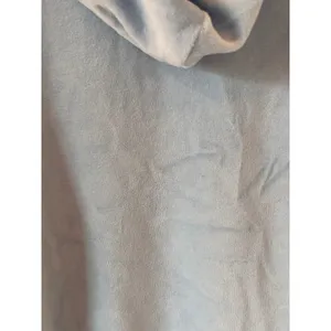 C+P Chuck & Potter‎ Light Blue Velour Hoodie Pullover Sweatshirt L thumbnail 4