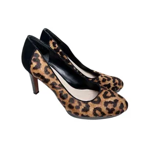 Franco Sarto Pumps Size 7 High Heel Animal‎ Print Calf Hair Stiletto Heels thumbnail 2