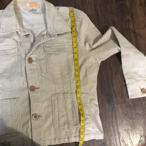 90s Vintage Beige Corduroy Barn Chore Coat Equestrian Jacket Retro 4 Cargo Pockets Sz 3X thumbnail 5