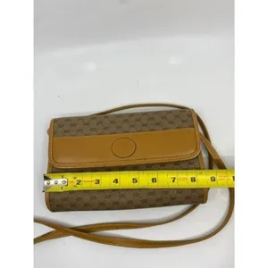 GUCCI Vintage Flap Coated Canvas Crossbody Bag thumbnail 4