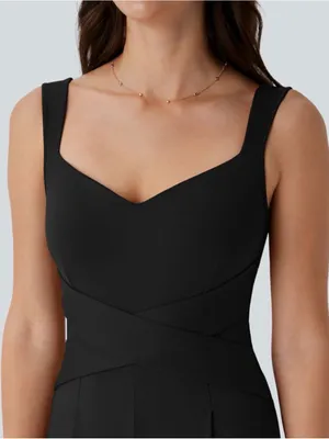 Halara U Back Sleeveless Casual Jumpsuit with Pockets size Large thumbnail 3