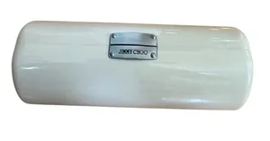 Jimmy Choo Off-White Cream Hardshell Clamshell Sunglasses Case Hard Protective thumbnail 1