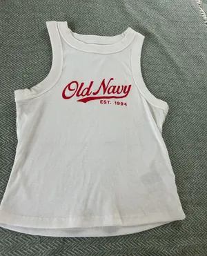 Old Navy White Tank Top Women’s thumbnail 1