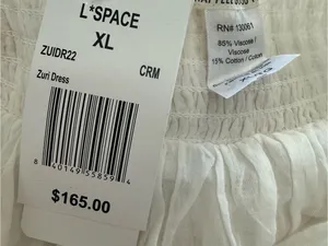NWT Revolve L*Space Zuri Maxi Dress in Cream Size XL thumbnail 9