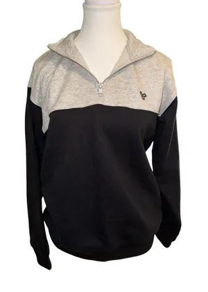 Tna Aritzia Half Zip Colorblock Sweatshirt Pullover thumbnail 1