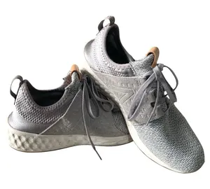 New Balance Fresh Foam Cruz V2 Gray Knit Running Shoes Sneakers Gum Sole Sz US11 thumbnail 1