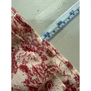 Free People Mini Dress These Dreams L Red Tea Floral Pleated Ruffle Cottagecore thumbnail 15