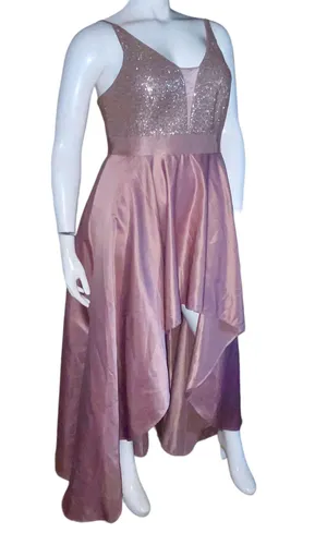 Sleeveless High Low Sequin Evening/Prom Dress thumbnail 11