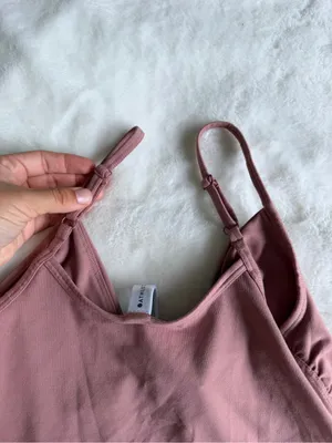 Athleta Powervita Twist Cami Pink Size Small thumbnail 6