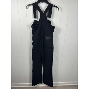 Torn by Ronny Kobo Black Denim Overalls with Size Zipper. Size 27 thumbnail 5