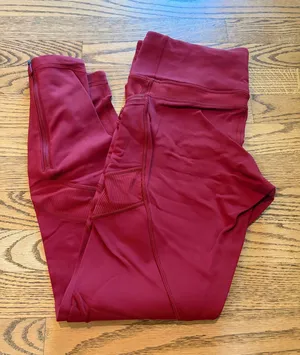 Lululemon Keep The Fleece Tight 28” Dark Sport Red thumbnail 1