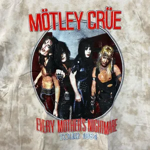 Urban Outfitters Motley Crue Every Mothers Worst Nightmare Tour 84 Oversized Tie dye XL thumbnail 2
