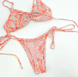 One One Maggie Ariel Bikini Palmeris Blue Orange thumbnail 4