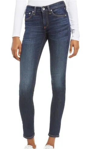 Rag & Bone Cate Dark Blue Skinny Jeans thumbnail 1