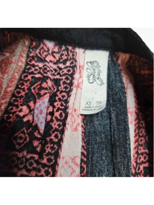 Free People Portobello Road Boho Cold Shoulder Tunic/Dress Size XS (21.5” PTP) thumbnail 3