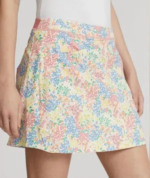 RLX Ralph Lauren Floral‎ Golf Skort Womens Medium Multicolor Activewear Skirt thumbnail 1