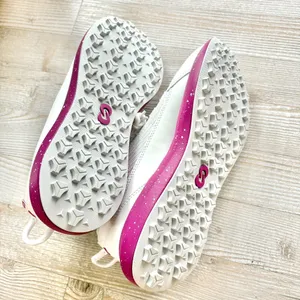 Stroll Women's Sport Knit Golf Shoes White/Pink Speckle Size 8.5 thumbnail 9