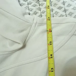 Lole Cream Zip-Up Hoodie‎ Size Medium EUC thumbnail 7