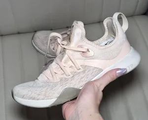 Nike Pale Pink Athletic Sneakers with Rose Swoosh 7.5 thumbnail 1