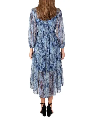Joie Printed Parisian Paisley Maxi Dress XL NWT thumbnail 6