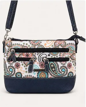 Stone & Co. Paisley Print Multi-Pocket Crossbody Bag thumbnail 1