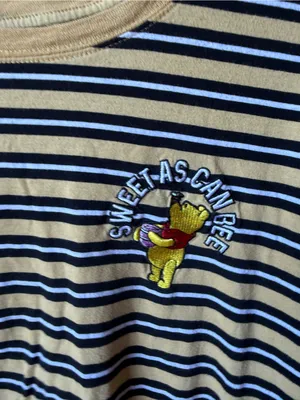 Disney Winnie the Pooh Sweet As Can Bee Striped Long Sleeve Shirt thumbnail 2