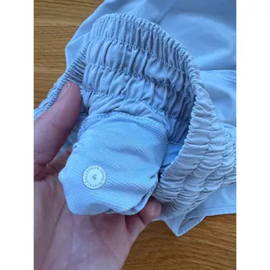 Lululemon Track That High-Rise Lined Short 3" Light Blue LW7AYXT Size 4 thumbnail 4