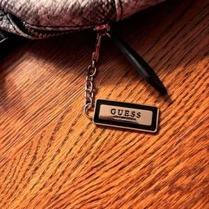 Guess Backpack Purse Grey Snakeskin design Small Chain‎ straps thumbnail 3
