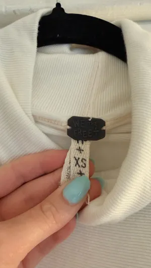Free People White Turtleneck thumbnail 3