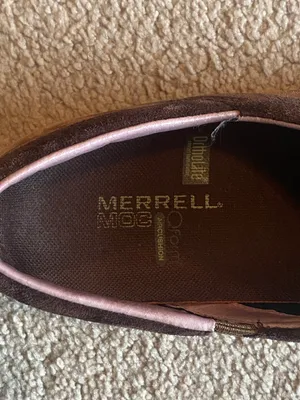 Merrell Encore Adams Slip On Brown Moccasin Shoes Q Form Ortholite Women’s thumbnail 6