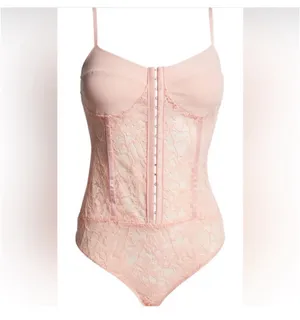 Free People Night Rhythm Lace Bodysuit thumbnail 3