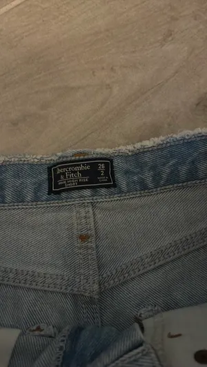 Abercrombie and Fitch denim cut off shorts thumbnail 7